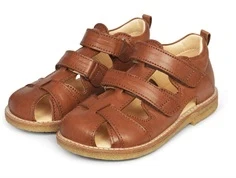 Angulus sandal cognac bred fod velcro